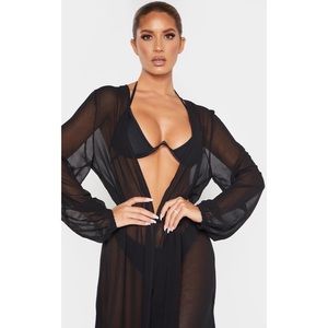 NWOT!!! ‼️😍 Black Maxi Beach Kimono ‼️